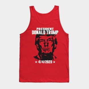 Donald Trump 4/4/2023 Mugshot Tank Top